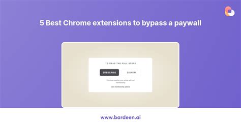 chrome extensions paywall bypass|5 Best Chrome extensions to bypass a paywall